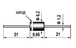 Диод низковольтный КД105В фото 1