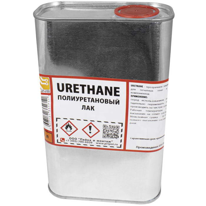 Лакокрасочные материалы Solins URETHANE жестебанка 1л фото 1