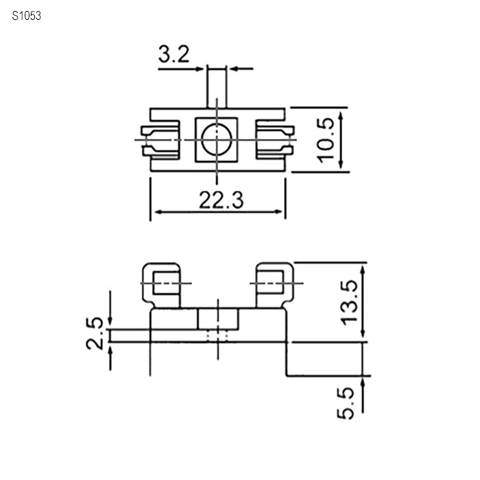 Держатель предохранителя RUICHI S1053 (5x20 6a 250v), с крышкой фото 2