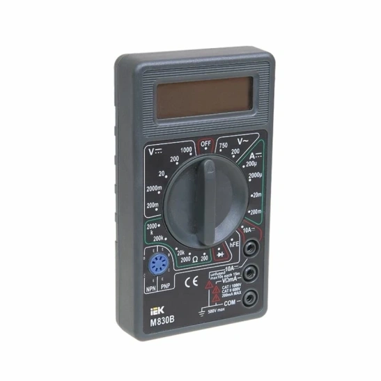 Мультиметр цифровой UNIVERSAL M830B IEK (TMD-2B-830) фото 1