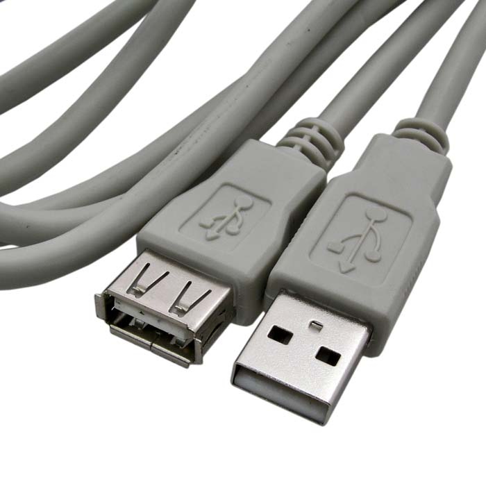 Компьютерный шнур RUICHI USB-AF-USB-A(m), 5 м фото 1