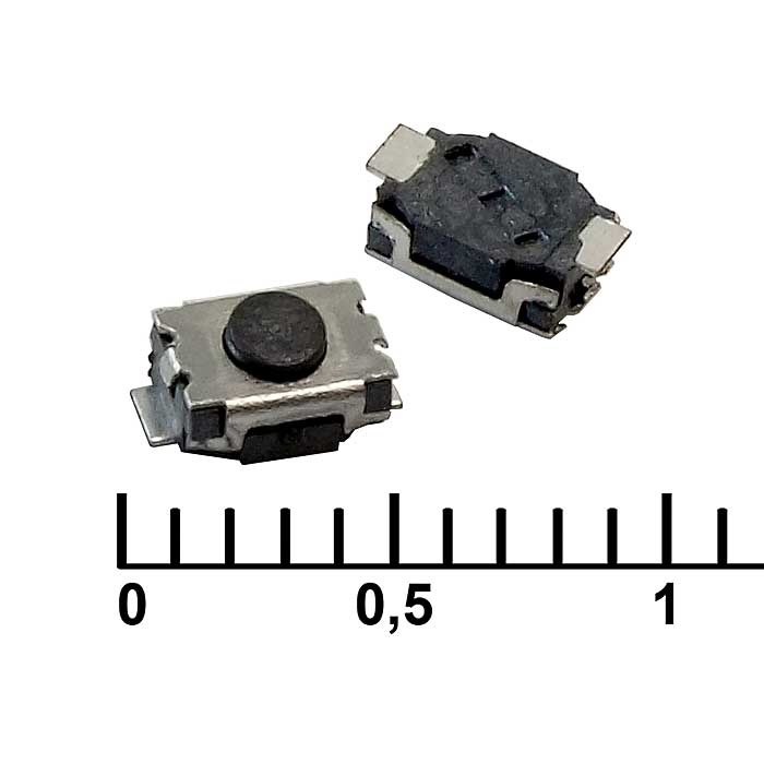 Тактовая кнопка RUICHI IT-1185AP, 5x3x2 мм, OFF-(ON), SPST, 50 мА, 12 В, 100 мОм фото 1