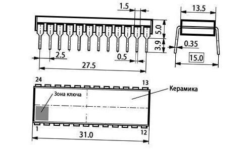 Отечественные микросхемы КС1566ХЛ2 фото 2