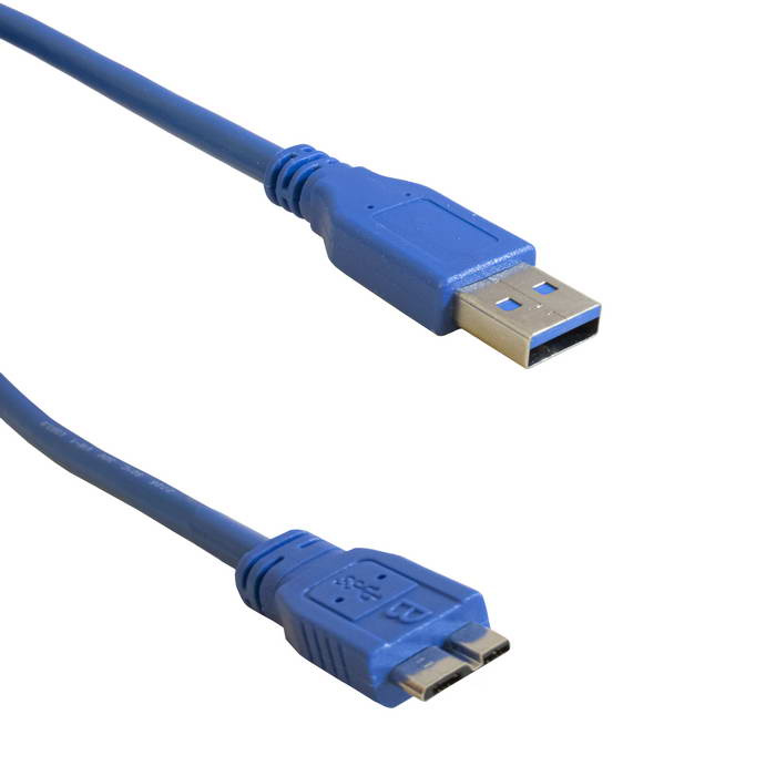 Компьютерный шнур RUICHI USB 3.0 A(m)-micro USB B(m), 1.8 м, чёрный фото 1