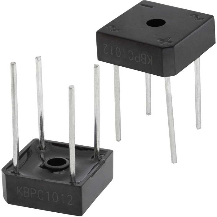 Диодный мост RUICHI KBPC1012, 10 A, 1200 В, KBPC-10 фото 1