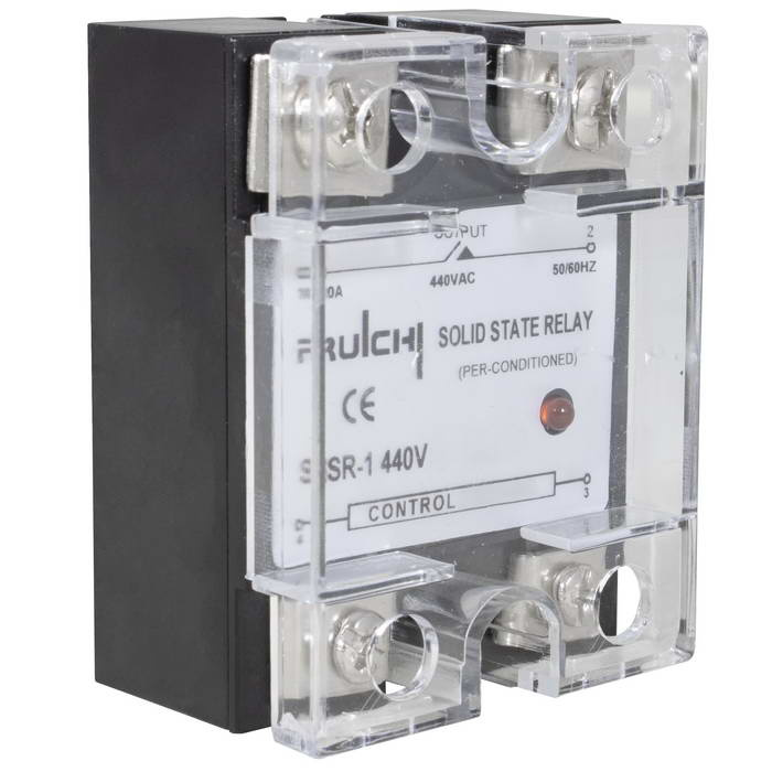 Твердотельное реле RUICHI SSR-1 440V 100A (Z)D3 (3-32v), 1000 МОм фото 1
