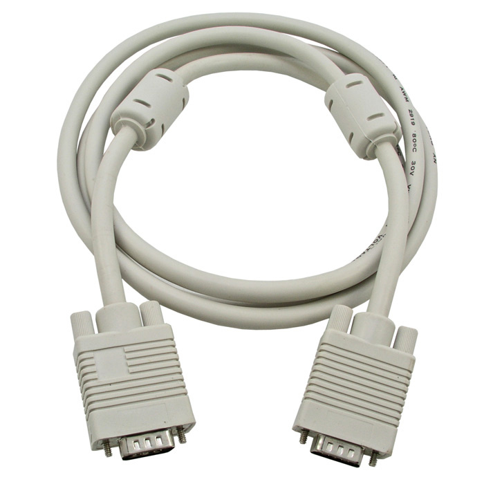 Компьютерный шнур RUICHI VGA, ферритовый, 1.8 м фото 1