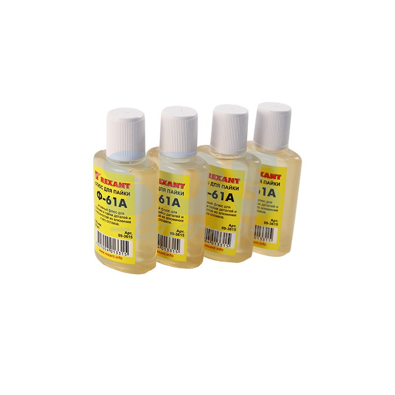 Флюс для пайки алюминия REXANT (09-3615) Ф-61А 30 мл фото 1