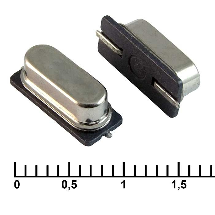 Кварцевый резонатор RUICHI HC49SM-8.000MHZ-20PF, монтаж SMD фото 1