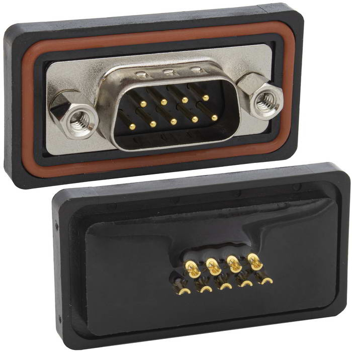 D-SUB DB-9M IP67 screw фото 1