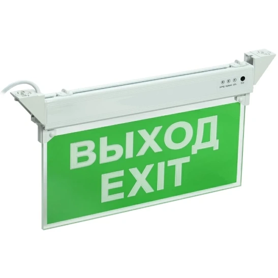 Светильник аварийный IEK ССА 2101, 3 Вт, выход-exit, 220 В фото 1