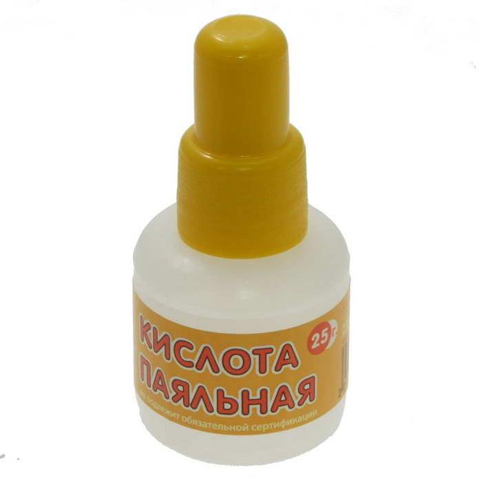 Флюс паяльный Флюс кислота паяльная 25мл фото 1