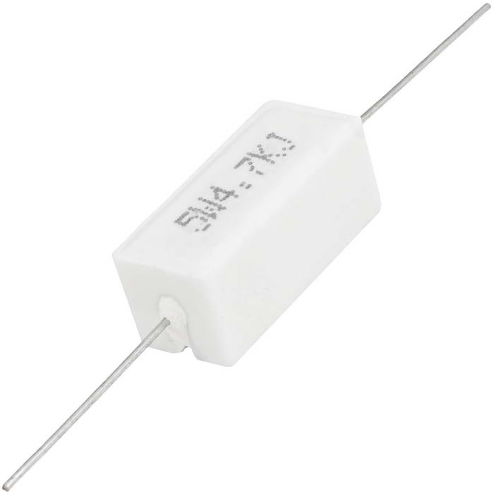 Мощный постоянный резистор RUICHI RX27-1 4.7 кОм 5W 5% / SQP5, керамо-цементный   корпус фото 1