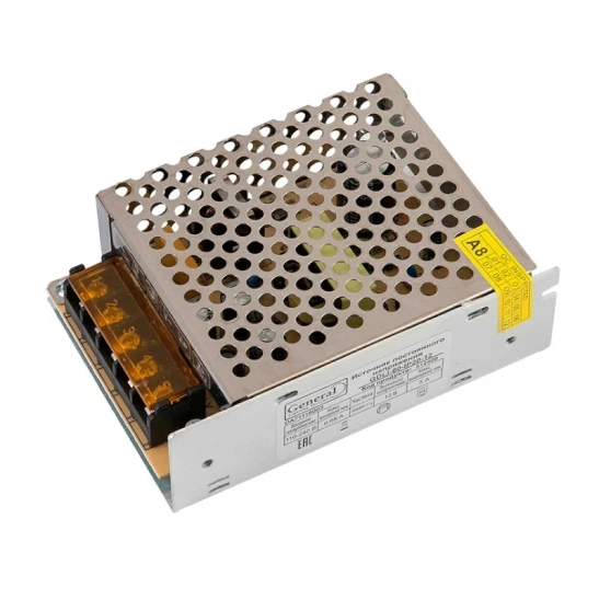 Драйвер General LED (512400) GDLI-60 60 Вт 12 В для светодиодной ленты IP20 фото 1
