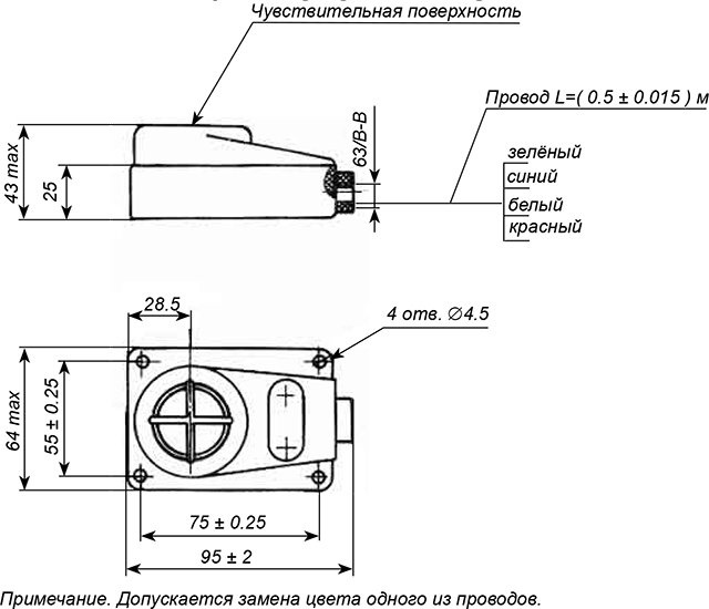 Бесконтактный датчик КВП-8 фото 2