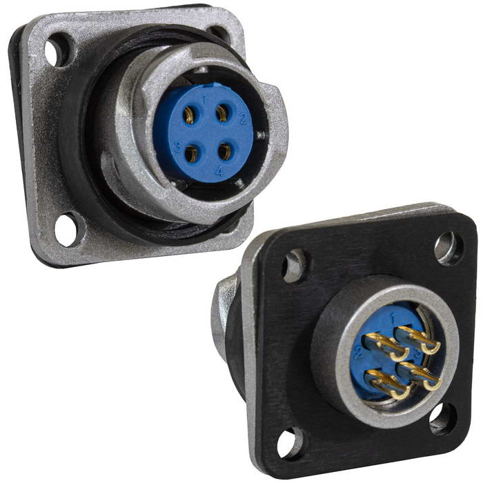 Разъём быстроразъёмный RUICHI FQ14-4pin ZK 4-х контактный фото 1