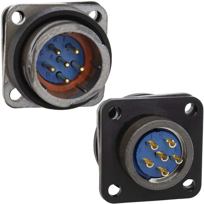 Разъём быстроразъёмный Ruichi FQ18-6pin ZJ, 6-ти контактный фото 1