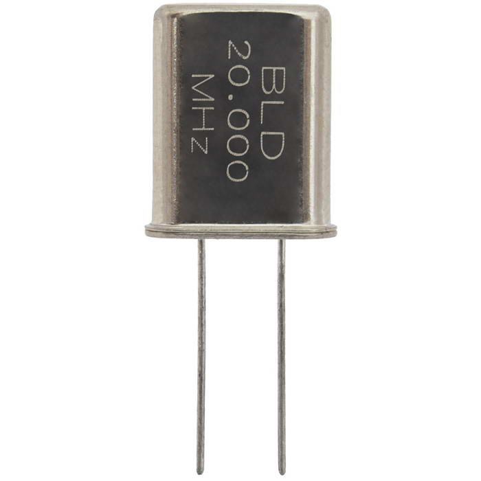 Кварцевый резонатор HC49U 20 MHz 16pF 30ppm, монтаж THT фото 1
