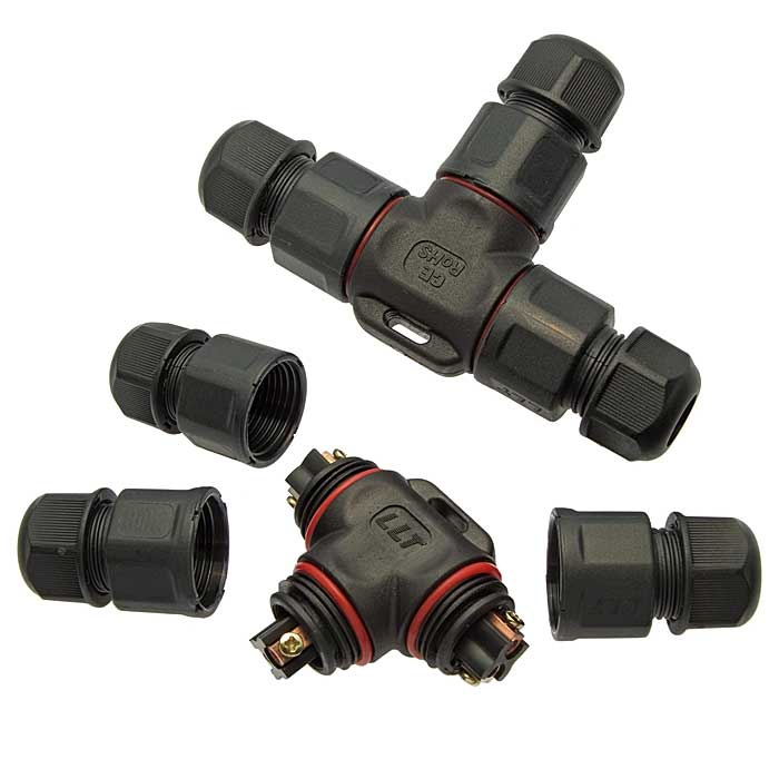 Разъём герметичный SZC-20-3T-2Pin ip67, 2 контакта фото 1