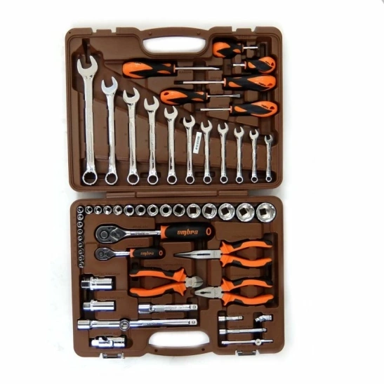 Набор инструмента 1/4 и 1/2 55предметов "OMBRA" OMT55S фото 2