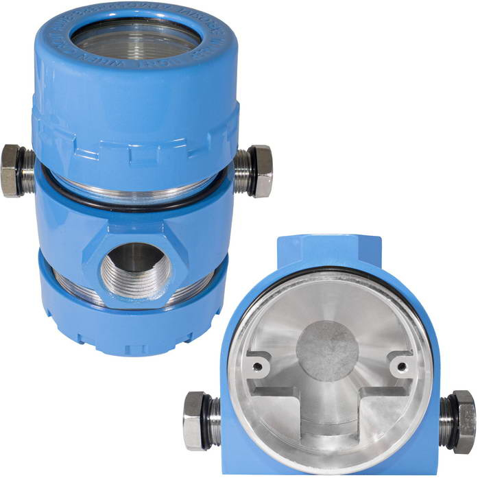 Корпус для полевого датчика давления ZTM-ELECTRO BP010, синий, алюминиевый фото 1