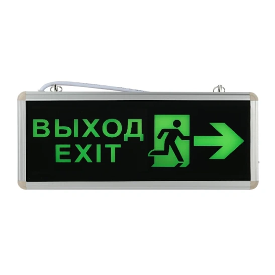 Светильник аварийный ЭРА ССА SSA-101-3-20, 3 Вт, выход-exit-человек-стрелка, 220 В фото 1