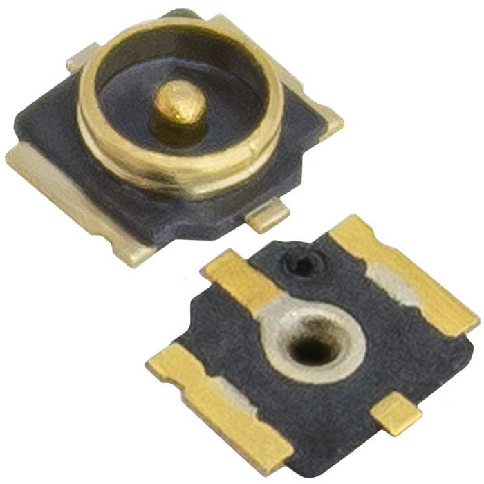 Высокочасточный разъем антенный (вилка) RUICHI U.FL-R-SMT-IPX5(80)-RH, до 6 ГГц, 50 Ом, 0.15 дБ/м, тип кабеля RG178, -40…+90 °C, под пайку фото 1
