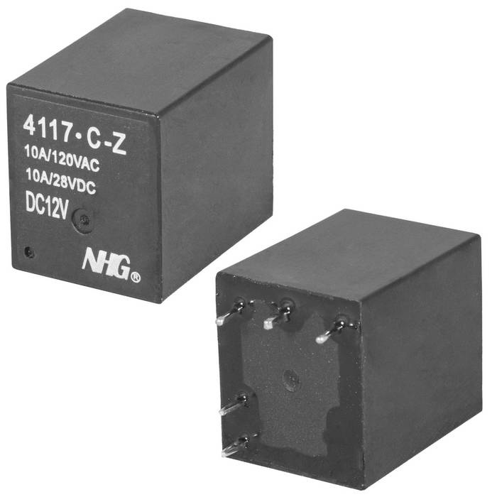 Электромагнитные реле 4117-C-Z-10A-12VDC-1.0 фото 1