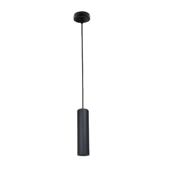 Светильник подвесной светодиодный ЭРА  PL1 COB-10 BK 300 10 Вт D80*300 мм чёрный фото 1