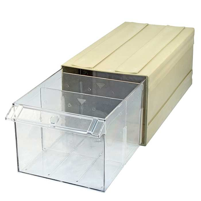 Ячейка наборная FUHENGSHENG 130х160х317 (ВхШхГ) серая/жёлтая, материал HDPE фото 1