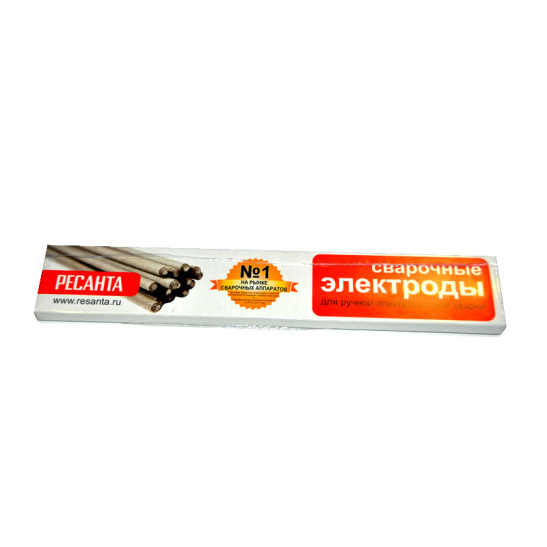 Электроды D=3,0 мм, МР-3, 3,0 кг, Э-46, Ресанта, Россия фото 1