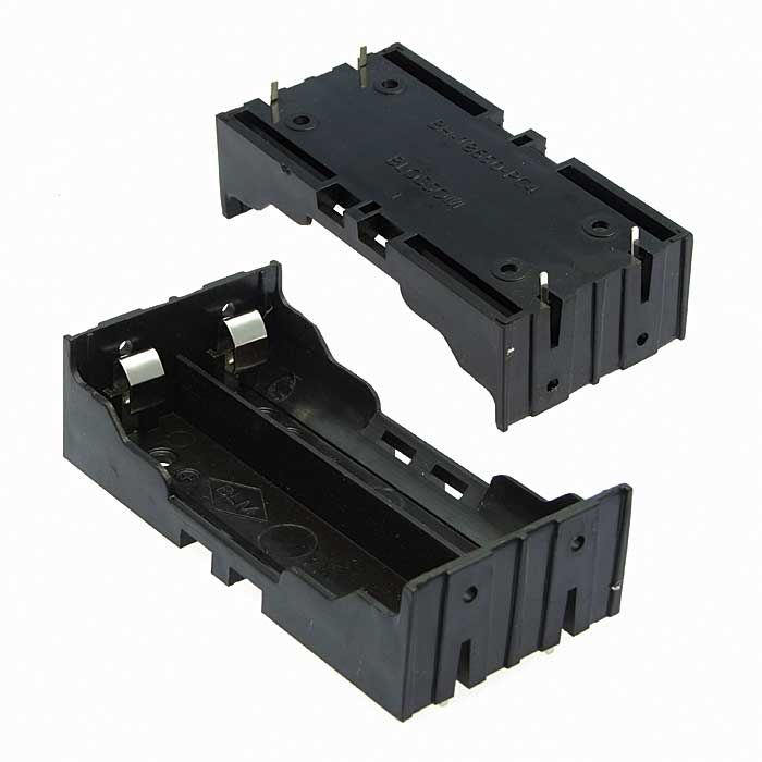 Батарейный отсек RUICHI Battery Holder for Li-ion 2X18650, открытый фото 1