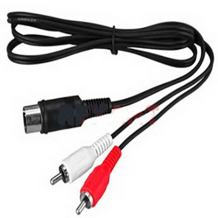 Аудио-видео шнур RUICHI DIN 5 Pin - 2 RCA, 1,5 м фото 1