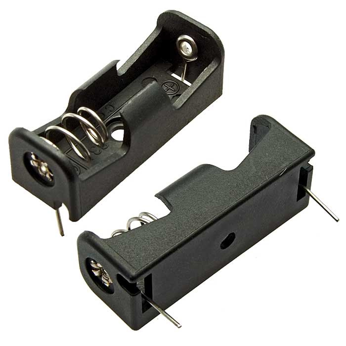 Батарейный отсек RUICHI 23A 12V x 1 to PCB, открытый фото 1
