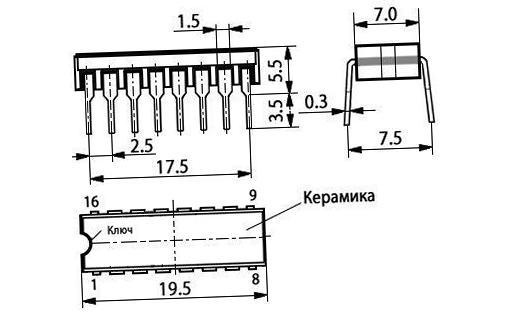 Отечественные микросхемы КМ155ТМ8 фото 2