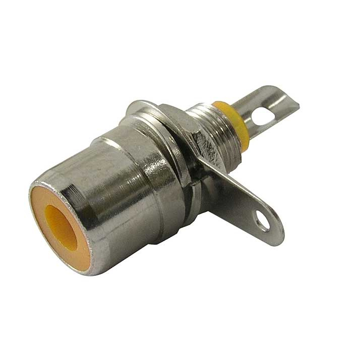 Разъём RCA SZC RP-1, жёлтый фото 1
