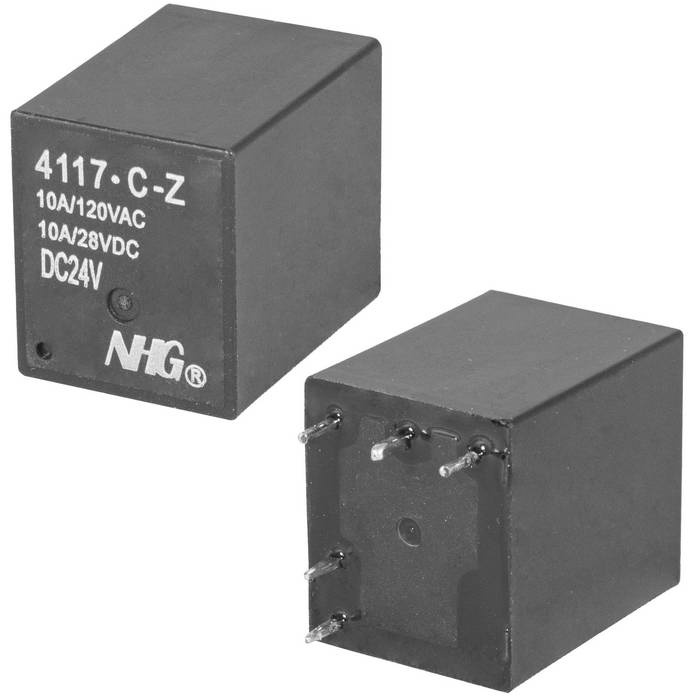 Электромагнитные реле 4117-C-Z-10A-24VDC-1.0 фото 1