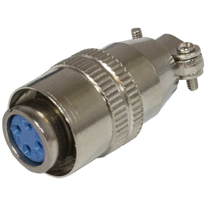 Разъём быстроразъёмный RUICHI XS12-4 (Zn) cable jack, 4-х контактый фото 1