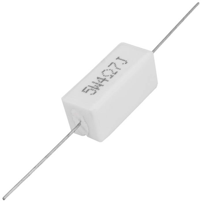 Мощный постоянный резистор RUICHI RX27-1 4.7 Ом 5W 5% / SQP5, керамо-цементный   корпус фото 1