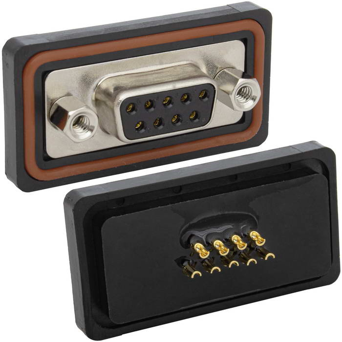 D-SUB DB-9F IP67 screw фото 1