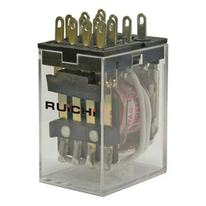 Электромагнитное реле RUICHI 4453(18F)-4 (HH54P) 5А, 4C: 4PDT фото 1