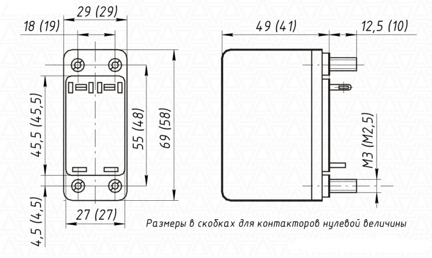 Контакторы КНЕ030 27В фото 2