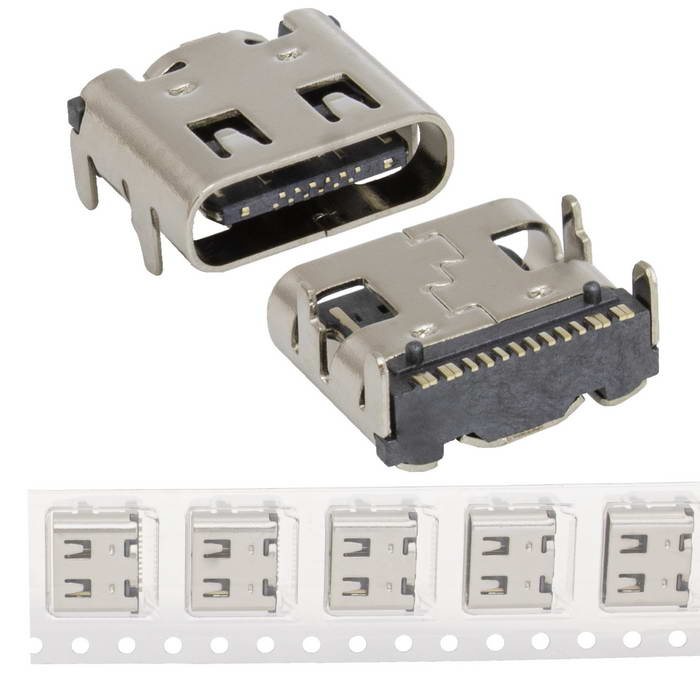 Разъём USB RUICHI USB3.1 TYPE-C 16PF-016, 16 контактов фото 1