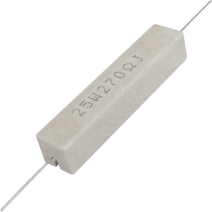 Мощный постоянный резистор XIN HUA RX27-1 270 Ом 25W 5% / SQP25, керамо-цементный  корпус фото 1