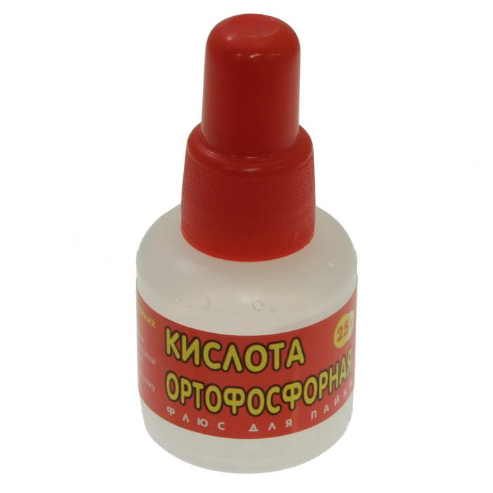 Флюс паяльный Флюс кислота ортофосфорная 25мл фото 1
