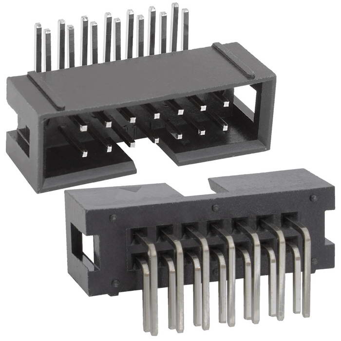 Разъём IDC RUICHI BH-14R (IDC-14MR), 14 контактов фото 1