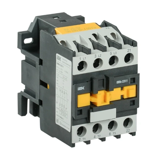Контактор КМИе-22510 25А 230В/АС3 1НО IEK (KKME21-025-230-10) фото 1