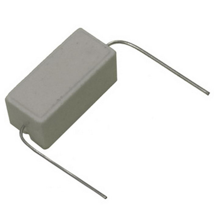 Мощный постоянный резистор RUICHI RX27-1 47 Ом 10W 5% / SQP10, керамо-цементный   корпус фото 1