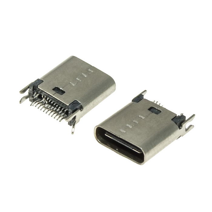 Разъём USB RUICHI USB3.1 TYPE-C 24PF-012, 24 контакта фото 1