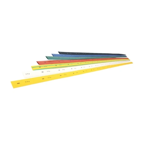 Термоусадка ТТУ, 14/7 мм, (2:1), черная, длина 1 м,  IEK (ИЭК), UDRS-D14-1-K02 фото 1